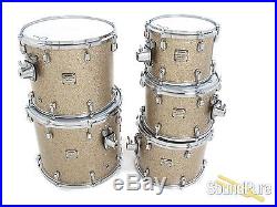 Yamaha 6pc Maple Custom Absolute Drum Set-Silver Glass Used