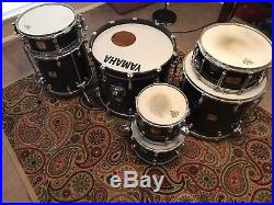 Yamaha 7 piece Maple Custom Drumset with Pearl Masters Studio &Dave Weckl Snares
