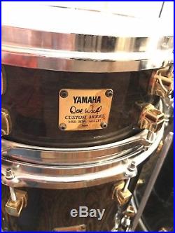 Yamaha 7 piece Maple Custom Drumset with Pearl Masters Studio &Dave Weckl Snares