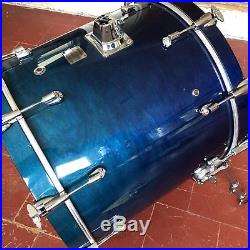 Yamaha Birch Custom Absolute Sea Blue Fade Drum Set 22 10 12 14FT 16FT Japan