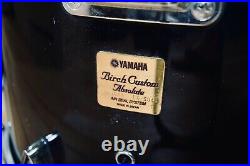 Yamaha Birch Custom Absolute drum set kit Japan made good condition-drums