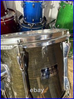 Yamaha Club Custom Black shadow 22/12/13/16 Made In Japan Drum Set