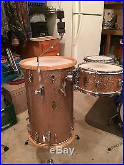 Yamaha Club Jordan Cocktail Drumset, Champagne Sparkle, No Cymbals | Used Drum Sets