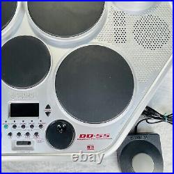 Yamaha DD-55 Digital Percussion Drums Electronic Drumset, Power Chord, 1 Pedal
