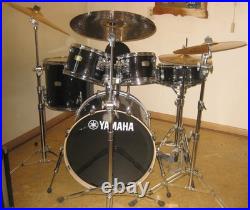 Yamaha Drums Stage Custom 5pc Shell Pack + Zildjian Symbols, Yamaha SBT1208-HOZ