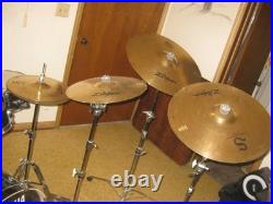 Yamaha Drums Stage Custom 5pc Shell Pack + Zildjian Symbols, Yamaha SBT1208-HOZ