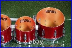 Yamaha Field Corps Wood Shell Marching Quad Drum Set Of 4 8 10 12 13 L@@k