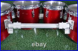 Yamaha Field Corps Wood Shell Marching Quad Drum Set Of 4 8 10 12 13 L@@k