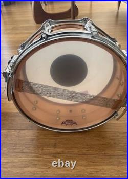 Yamaha Handcrafted Copper 14 in Snare Drum with Case and Hoop