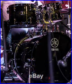 Yamaha Live Custom Drum Set 20 Black Shadow Sunburst 4 pc