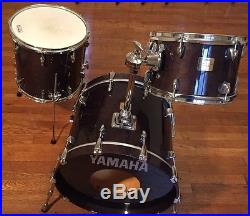 Yamaha Maple Custom Absolute 3 pc drumset 1990s Plum Maple