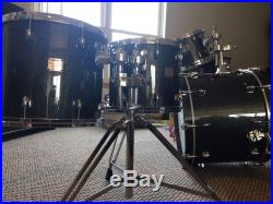 Yamaha Maple Custom Absolute Drum Set! Black Sparkle