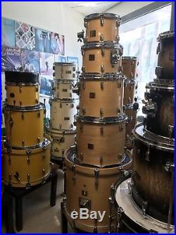 Yamaha Maple Custom Absolute Drum Set JAPAN 6 Drums Amazing