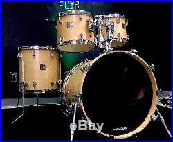 Yamaha Maple Custom Absolute Nouveau 4pc Drum Set Natural Finish