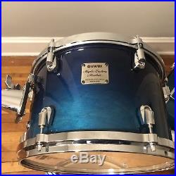 Yamaha Maple Custom Absolute Sea Blue Fade Drum Set 20 10 12 14FT