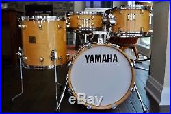 Yamaha Maple Custom BOP Drum Set in NATURAL GLOSS 12 / 14 / SNARE / 18