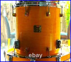 Yamaha Maple Custom Drumset Oversized Maple Shells withGold Stage se Lugs