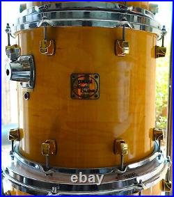 Yamaha Maple Custom Drumset Oversized Maple Shells withGold Stage se Lugs