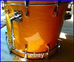 Yamaha Maple Custom Drumset Oversized Maple Shells withGold Stage se Lugs