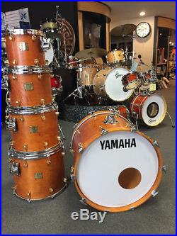 Yamaha Maple Custom Vintage Natural 5 Piece Drum Set Kit $2699.99
