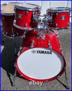 Yamaha Oak Custom 4 Piece Drum Set