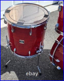 Yamaha Oak Custom 4 Piece Drum Set
