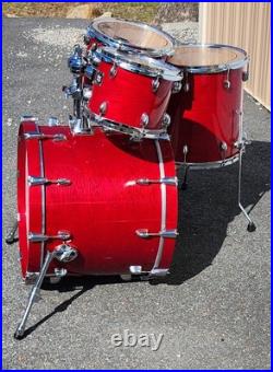 Yamaha Oak Custom 4 Piece Drum Set