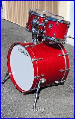 Yamaha Oak Custom 4 Piece Drum Set