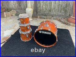 Yamaha Oak Custom Drum Set Kit 10x8,12x9,14x12,22x17 Honey Amber