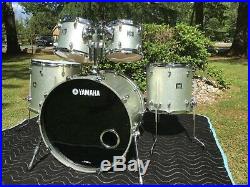 Yamaha Oak Custom Silver Sparkle Drum Set Japan