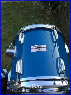 Yamaha Power/Turbo Tour Custom Drum set 8000 Series Birch Japan Cobalt Blue 80s