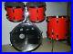 Yamaha-Power-V-Shell-Pack-Red-80s-90s-Vintage-Drum-Set-Made-in-England-01-datv