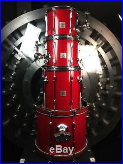Yamaha Power V Special Made in England Red 4 Piece Drum Set