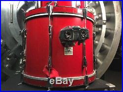 Yamaha Power V Special Made in England Red 4 Piece Drum Set