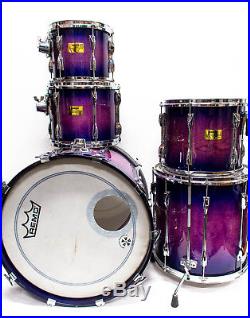 Yamaha Recording Custom 20th Anniversary Drum Set 22, 16, 13, 12, 10 Purple