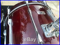 Yamaha Recording Custom 3pc Drum Set kit 22x16,13x9, 16x16! CHERRY