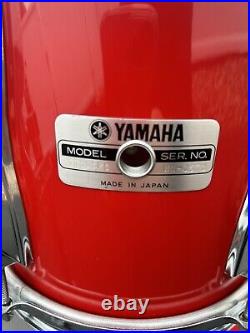 Yamaha Recording Custom Drum Set 8, 10, 12, 14, 22 Hot Rod Red