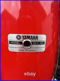 Yamaha Recording Custom Drum Set 8, 10, 12, 14, 22 Hot Rod Red