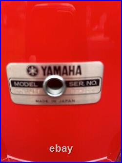 Yamaha Recording Custom Drum Set 8, 10, 12, 14, 22 Hot Rod Red