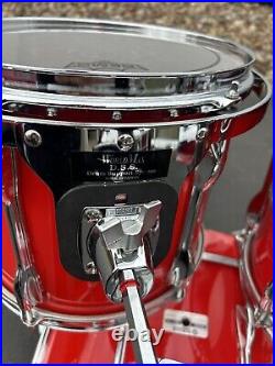 Yamaha Recording Custom Drum Set 8, 10, 12, 14, 22 Hot Rod Red