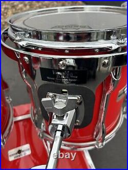 Yamaha Recording Custom Drum Set 8, 10, 12, 14, 22 Hot Rod Red