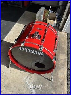 Yamaha Recording Custom Drum Set 8, 10, 12, 14, 22 Hot Rod Red