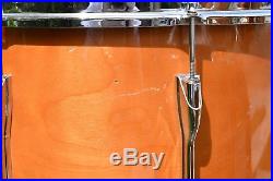Yamaha Recording Custom Drum Set-Blonde-13,14,1618,24-early 80's-Very Good