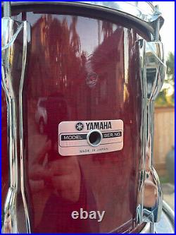 Yamaha Recording Custom Pre Yes Cherry 7pc Drum Set kit 22,8,10,12,13,14,16