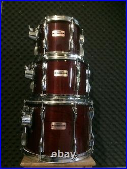 Yamaha Recording Custom Schlagzeug drumset shellset cherry wood 10,12,14,22