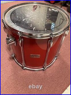 Yamaha Recording Custom drum set Hot Rod Red 24 Bass Drum 10 12 14 16