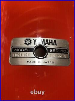 Yamaha Recording Custom drum set Hot Rod Red 24 Bass Drum 10 12 14 16