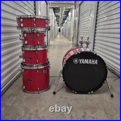 Yamaha Rydeen 5 Piece Shell Pack with Snare & Bass Drum Red