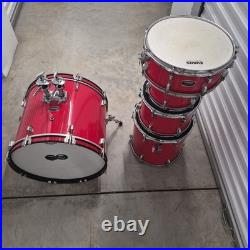 Yamaha Rydeen 5 Piece Shell Pack with Snare & Bass Drum Red