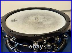 Yamaha SD255ASG Steve Gadd 14x5.5 Steel Snare, Vintage Hoops Black, Japan + Case